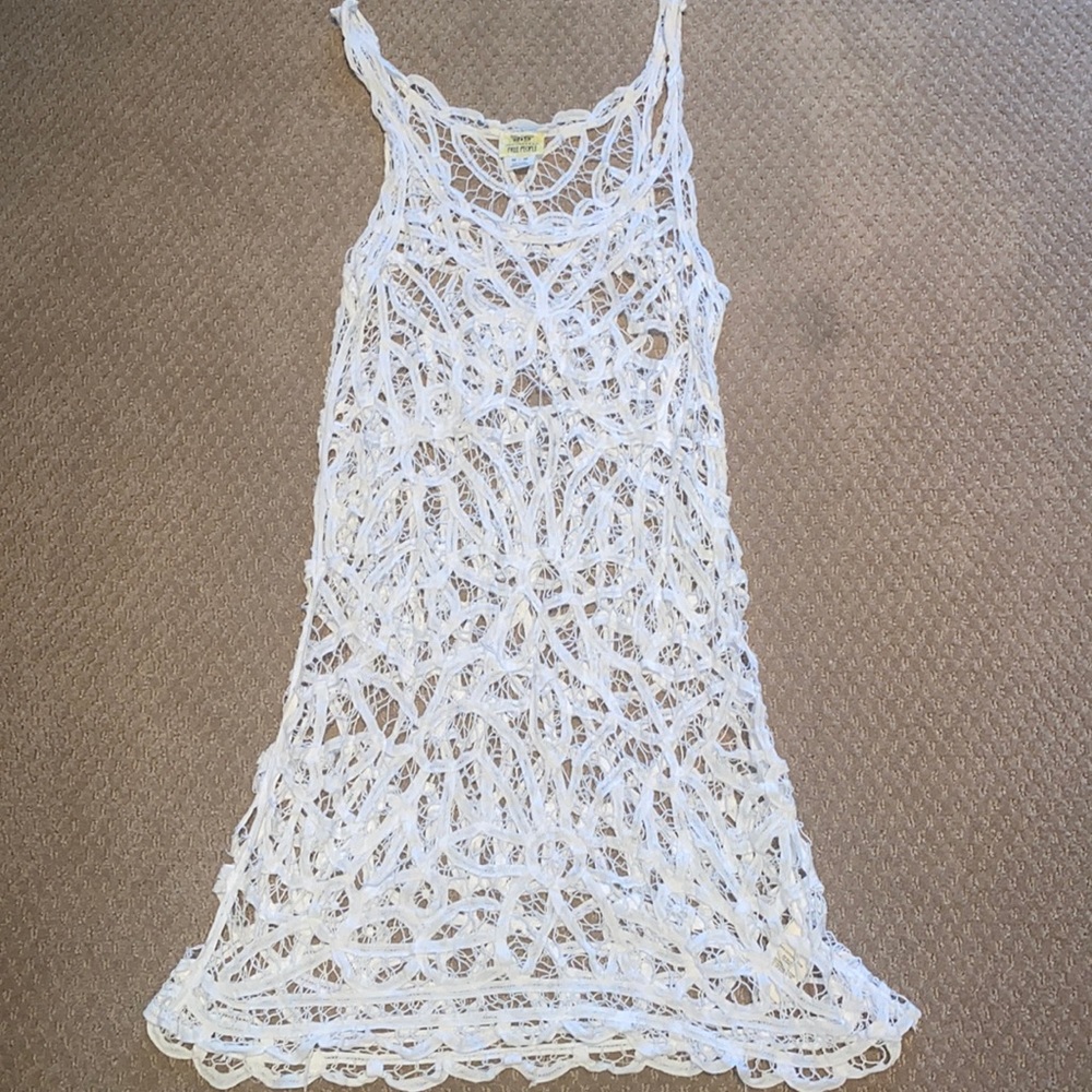 Free People Crochet Slip Size M